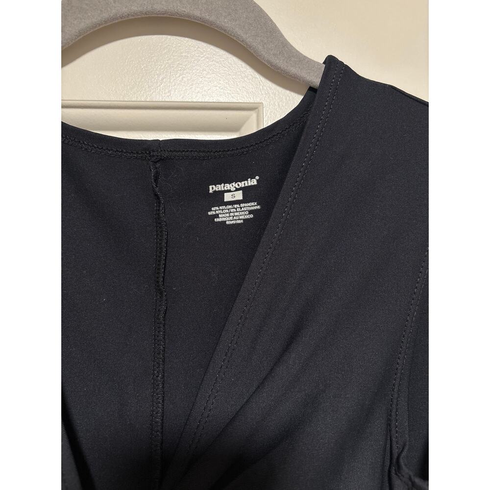 Patagonia Black Sleeveless V-Neck Dress S - Picture 3 of 8